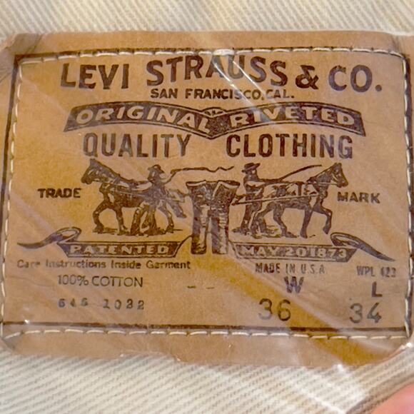 Levi Strauss & Co 646 Flare Leg Jean Bell Bottom VINTAGE 1974 36W X 30L(Altered - Picture 11 of 16